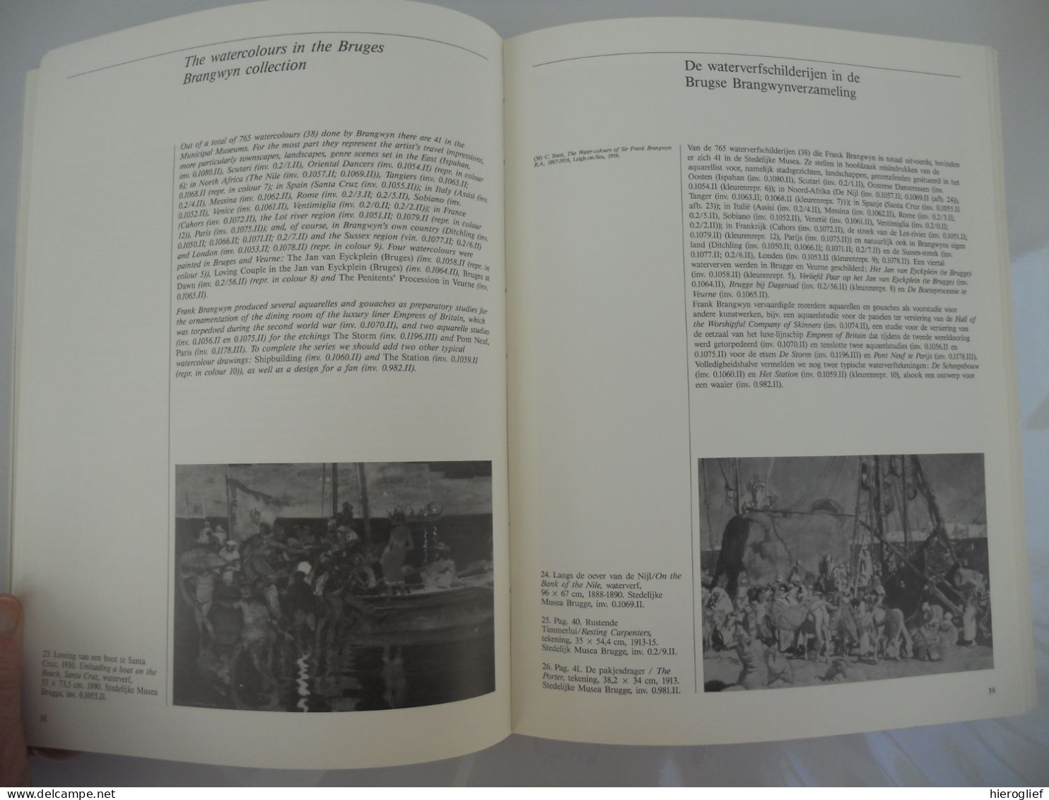 Frank Brangwyn - Catalogus Retrospectieve Brugge 1987 - Door Dominique Marechal / + Ditchling UK / Collectie - Geschichte