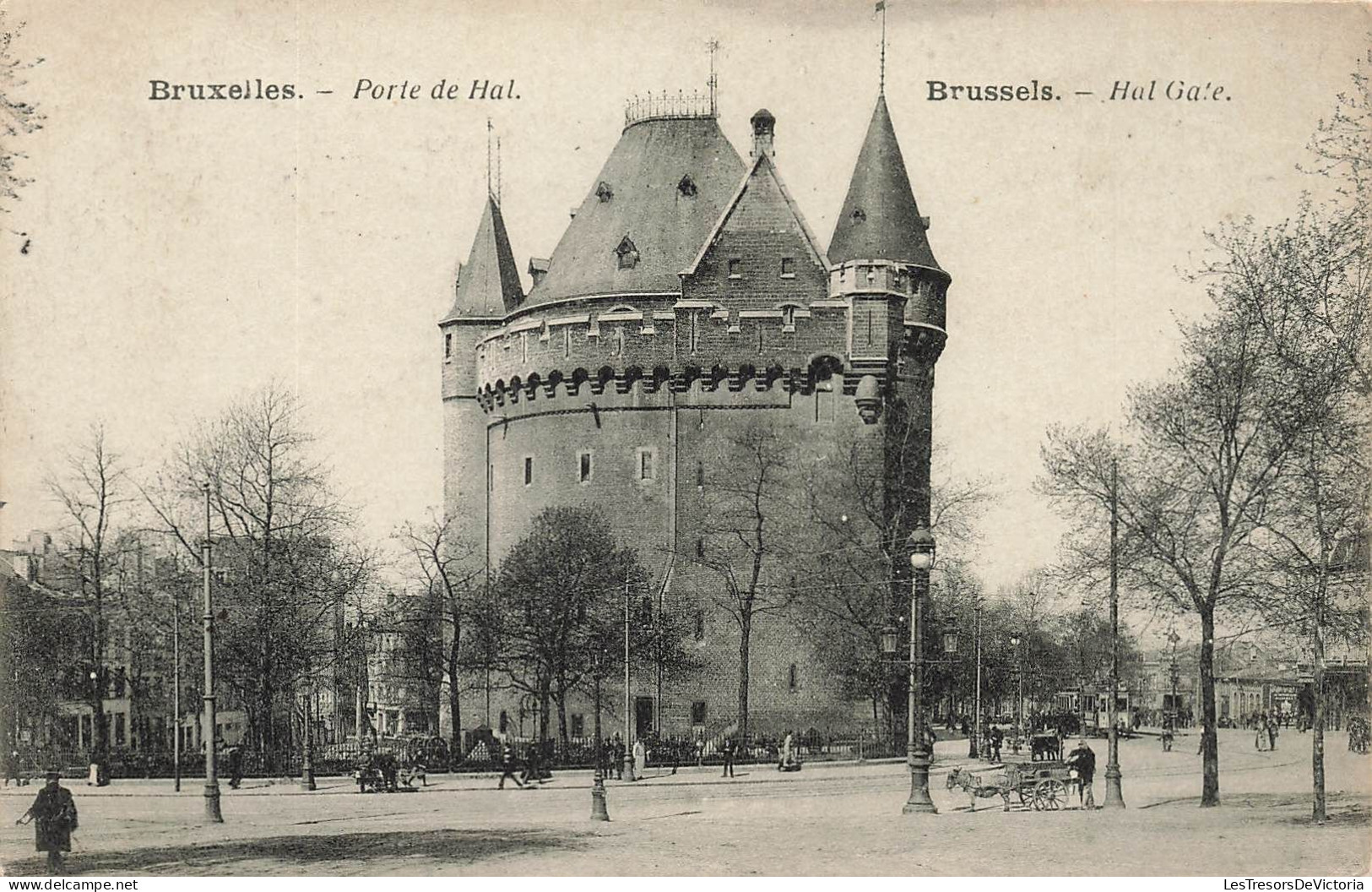 BELGIQUE - Bruxelles - Porte De Hal - Carte Postale Ancienne - Other & Unclassified