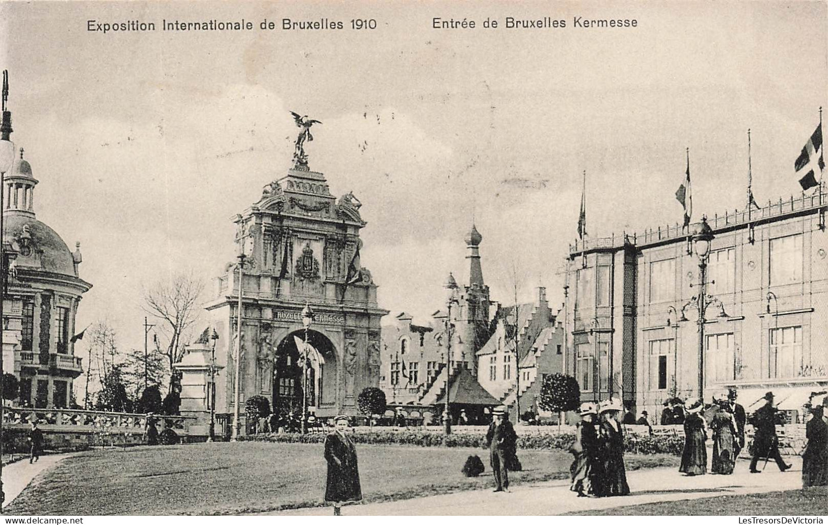 BELGIQUE - Bruxelles - Exposition Internationale De 1910 - Entrée De Bruxelles Kermesse - Carte Postale Ancienne - Sonstige & Ohne Zuordnung