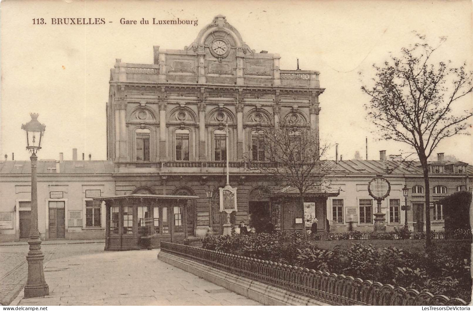 BELGIQUE - Bruxelles - Gare Du Luxembourg - Carte Postale Ancienne - Autres & Non Classés