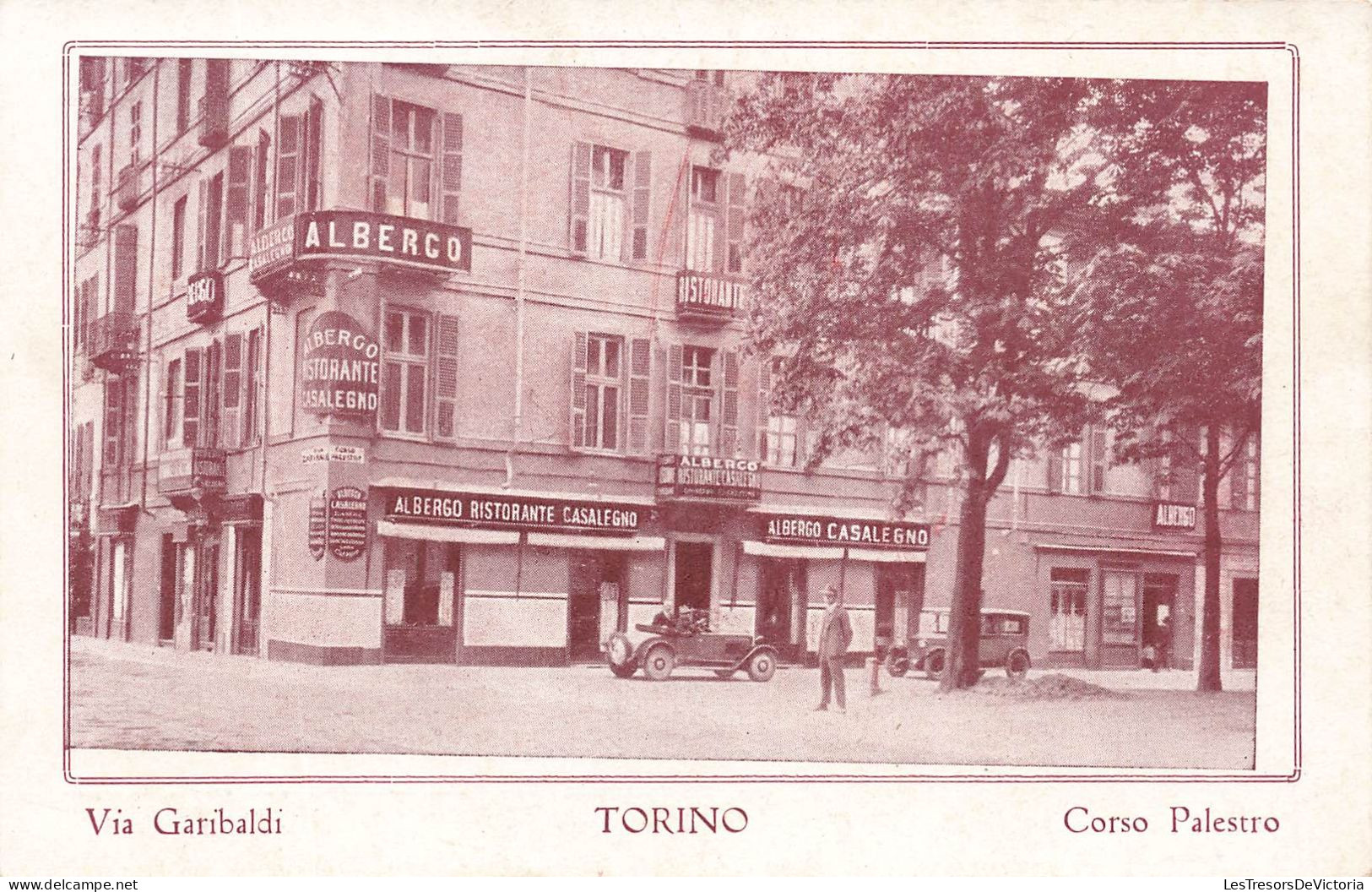 ITALIE - Torino - Via Garibaldi - Alberco - Corso Palestro - Carte Postale Ancienne - Autres & Non Classés