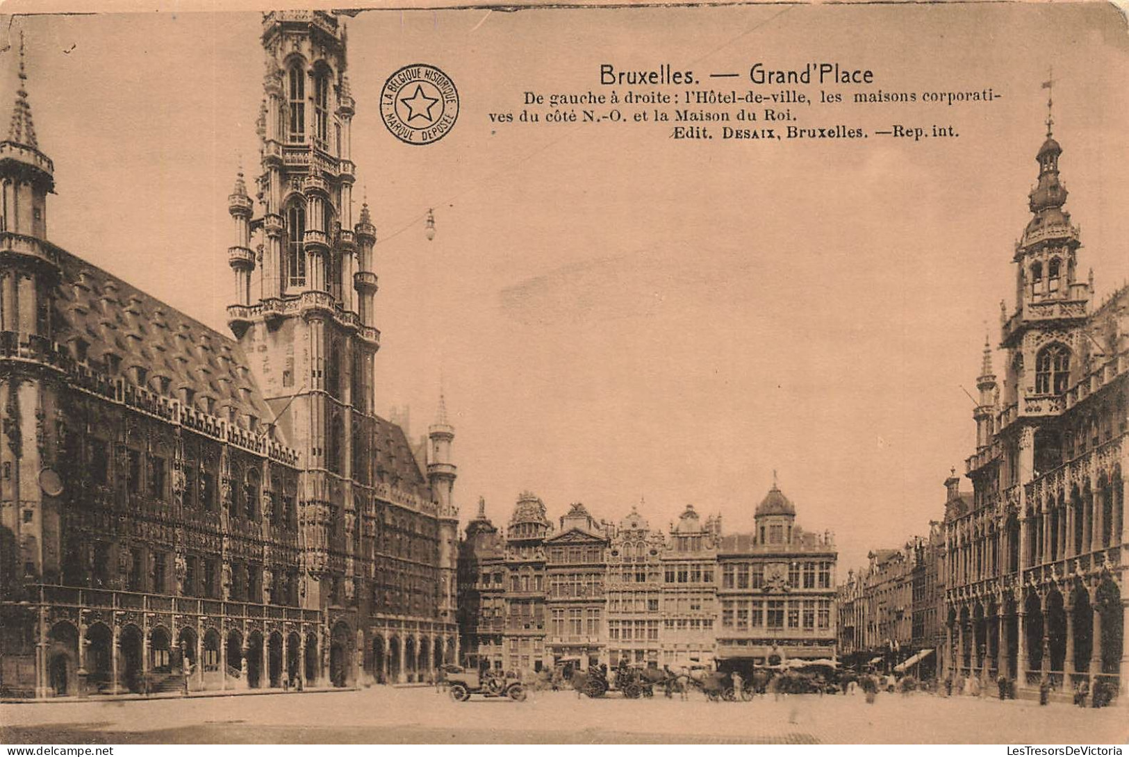 BELGIQUE - Bruxelles - Grand'Place - L'hôtel E Ville - Maison Du Roi- Carte Postale Ancienne - Sonstige & Ohne Zuordnung