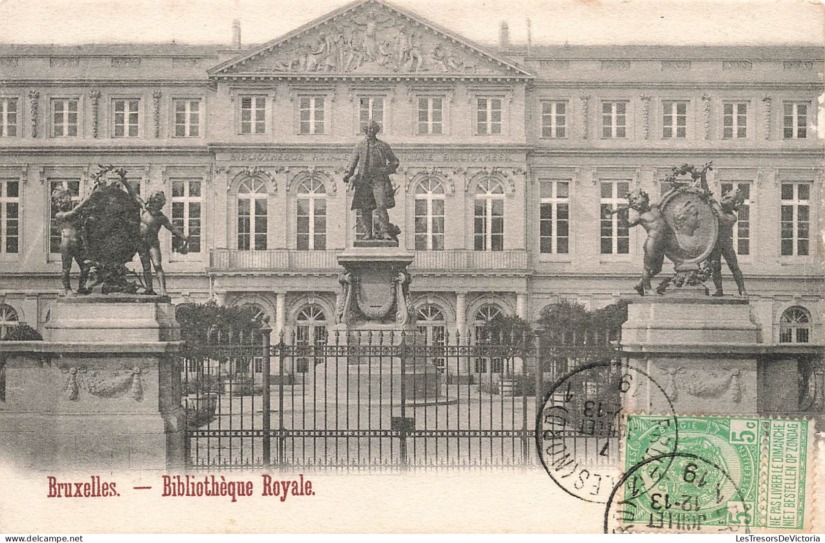 BELGIQUE - Bruxelles - Bibliothèque Royale - Carte Postale Ancienne - Autres & Non Classés