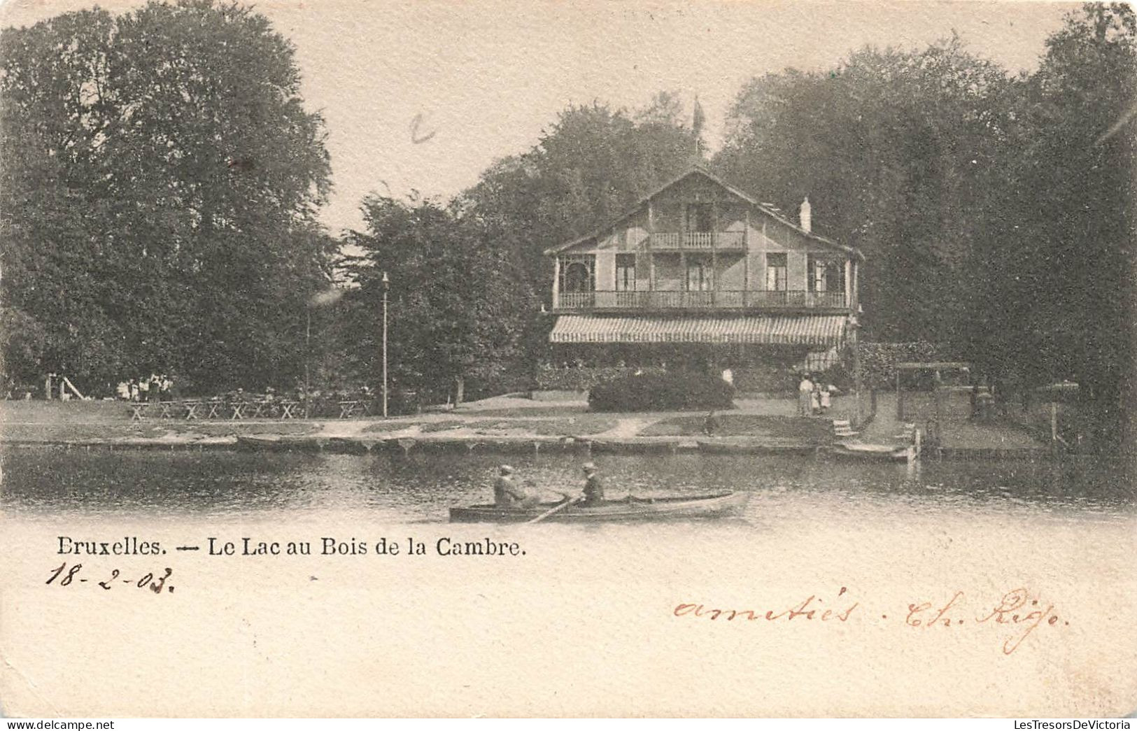 BELGIQUE - Bruxelles - Le Lac Au Bois De La Cambre - Carte Postale Ancienne - Autres & Non Classés