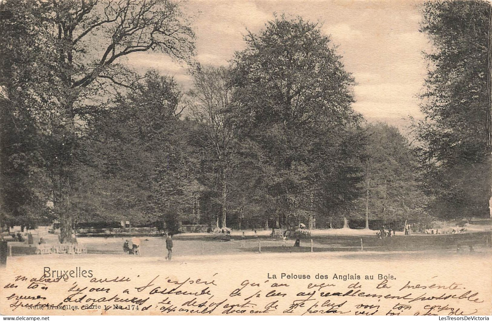 BELGIQUE - Bruxelles - La Pelouse Des Anglais Au Bois - Carte Postale Ancienne - Autres & Non Classés