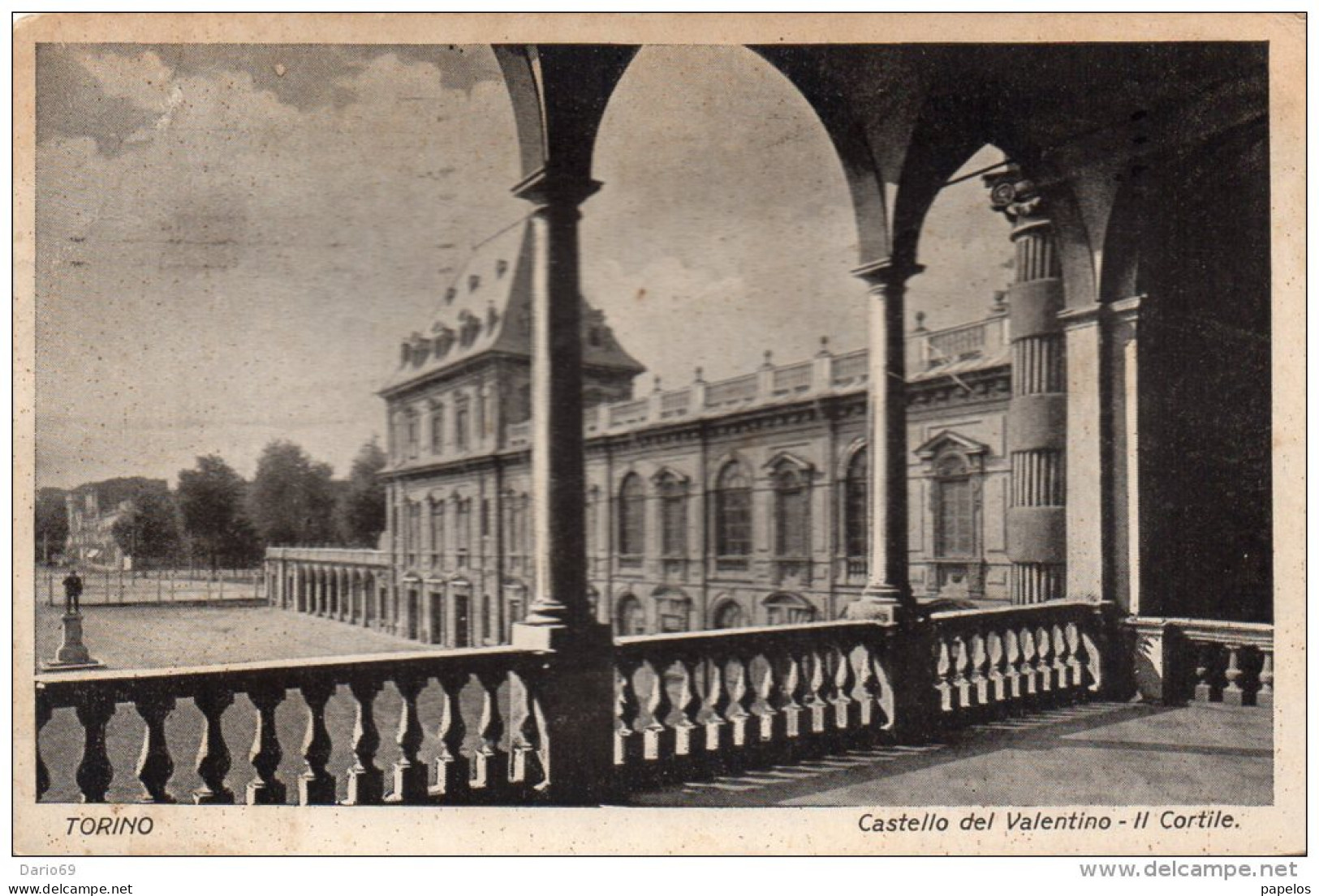 1927  CARTOLINA TORINO - Castello Del Valentino