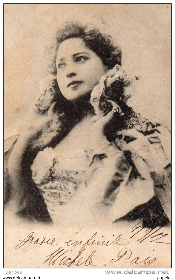 1902 CARTOLINA - Femmes Célèbres