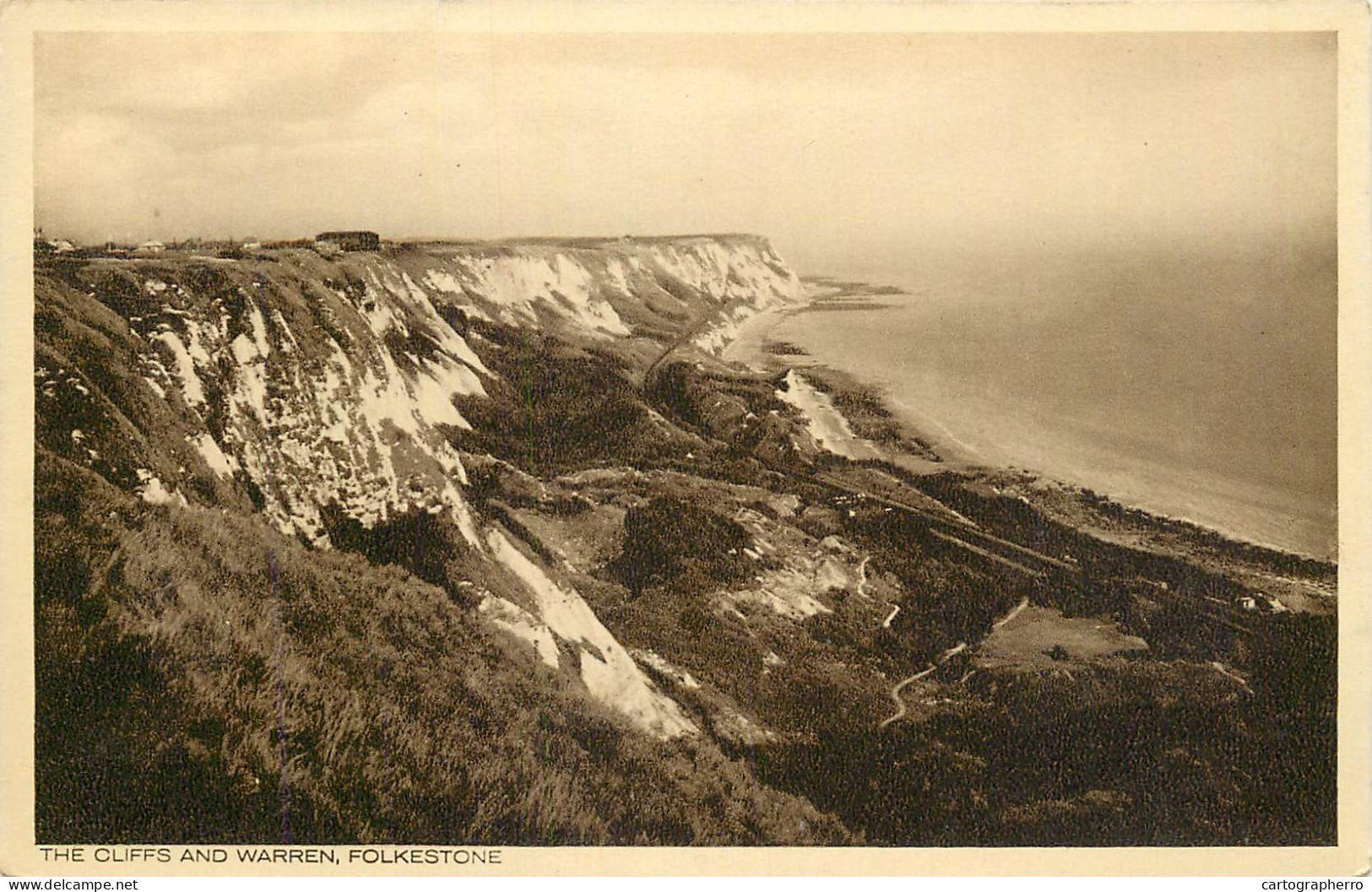 United Kingdom England Folkestone The Cliffs And Warren - Folkestone