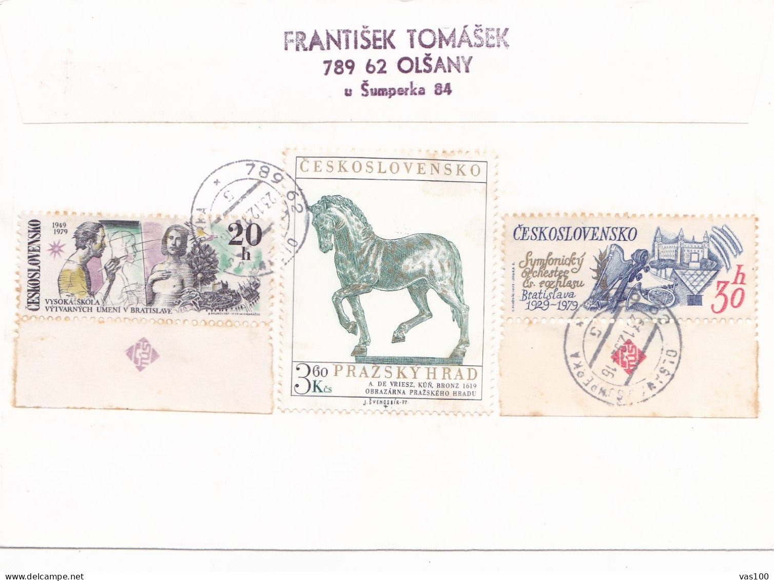 FAMOUS PEOPLE   COVERS FDC  CIRCULATED 1992 Tchécoslovaquie - Storia Postale