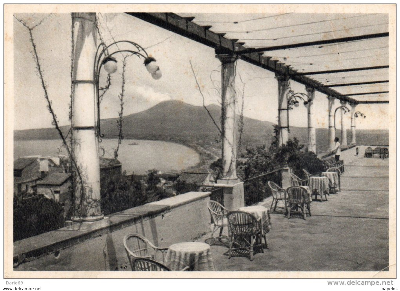 1954  CARTOLINA  CASTELLAMMARE DI STABIA - TERRAZZA DELL'EX PALAZZO REALE - Castellammare Di Stabia