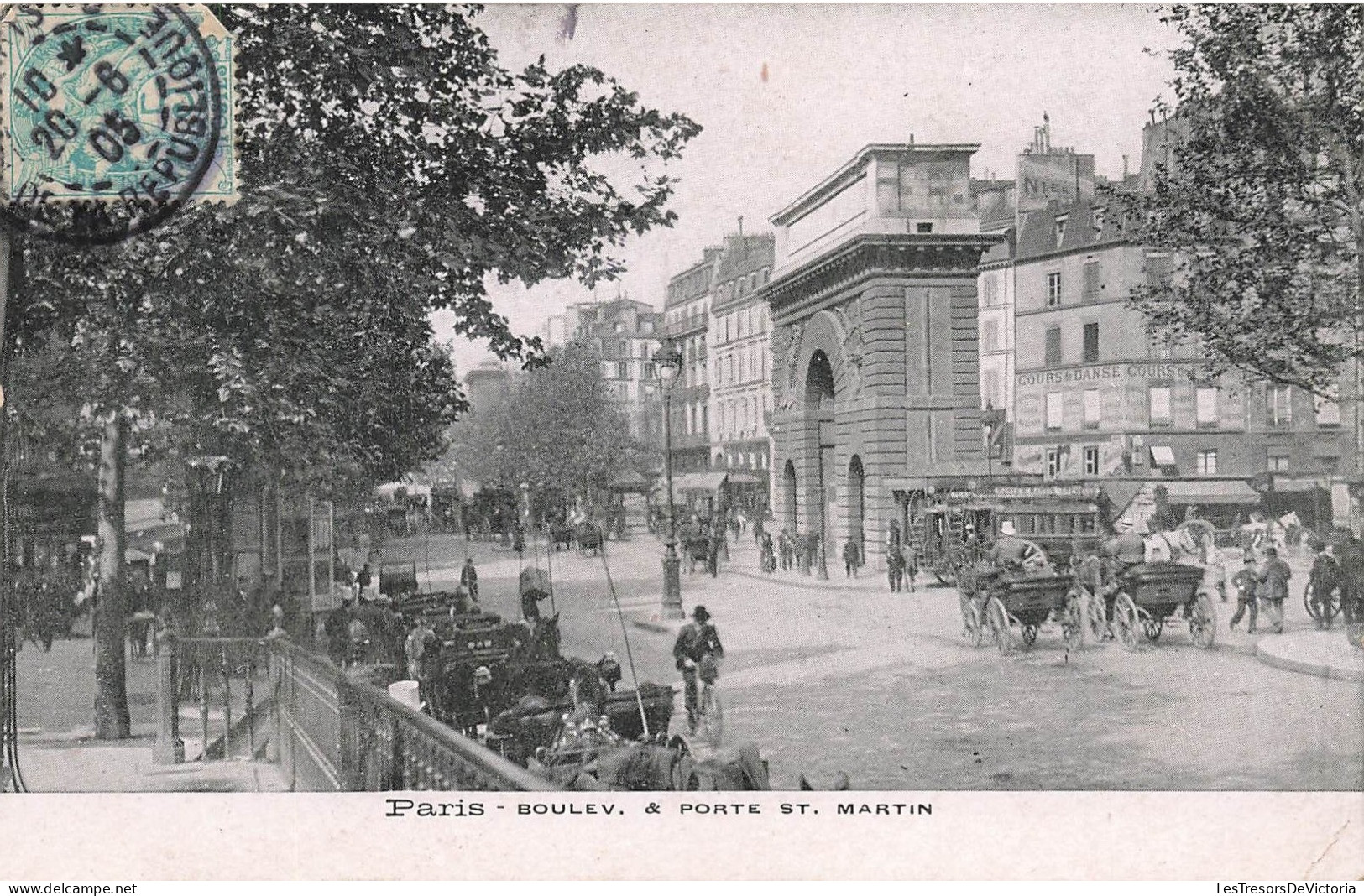 FRANCE - Paris - Boulevard Et Porte Saint Marin - Animé - Carte Postale Ancienne - Autres & Non Classés