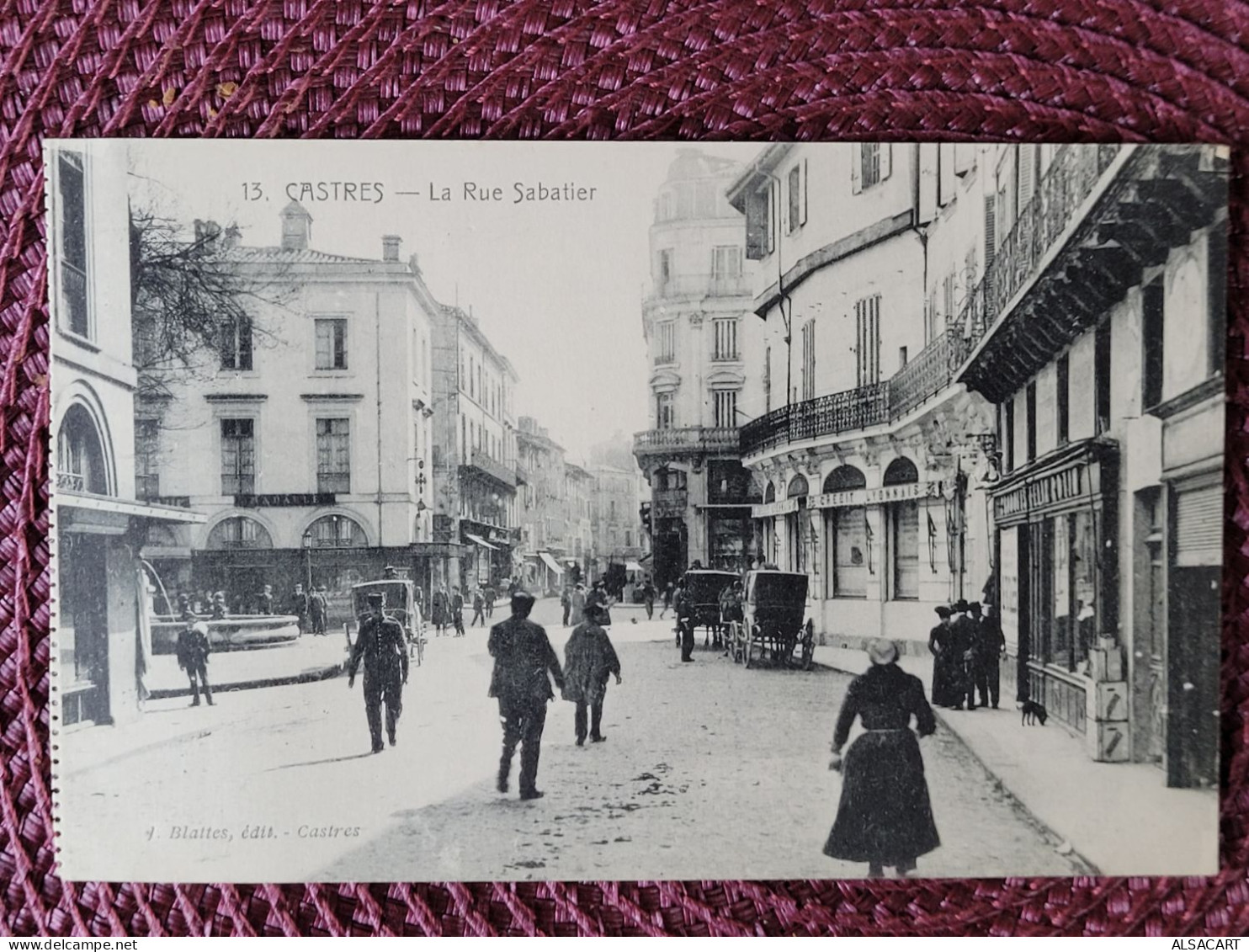 Castres , La Rue Sabatier - Castres