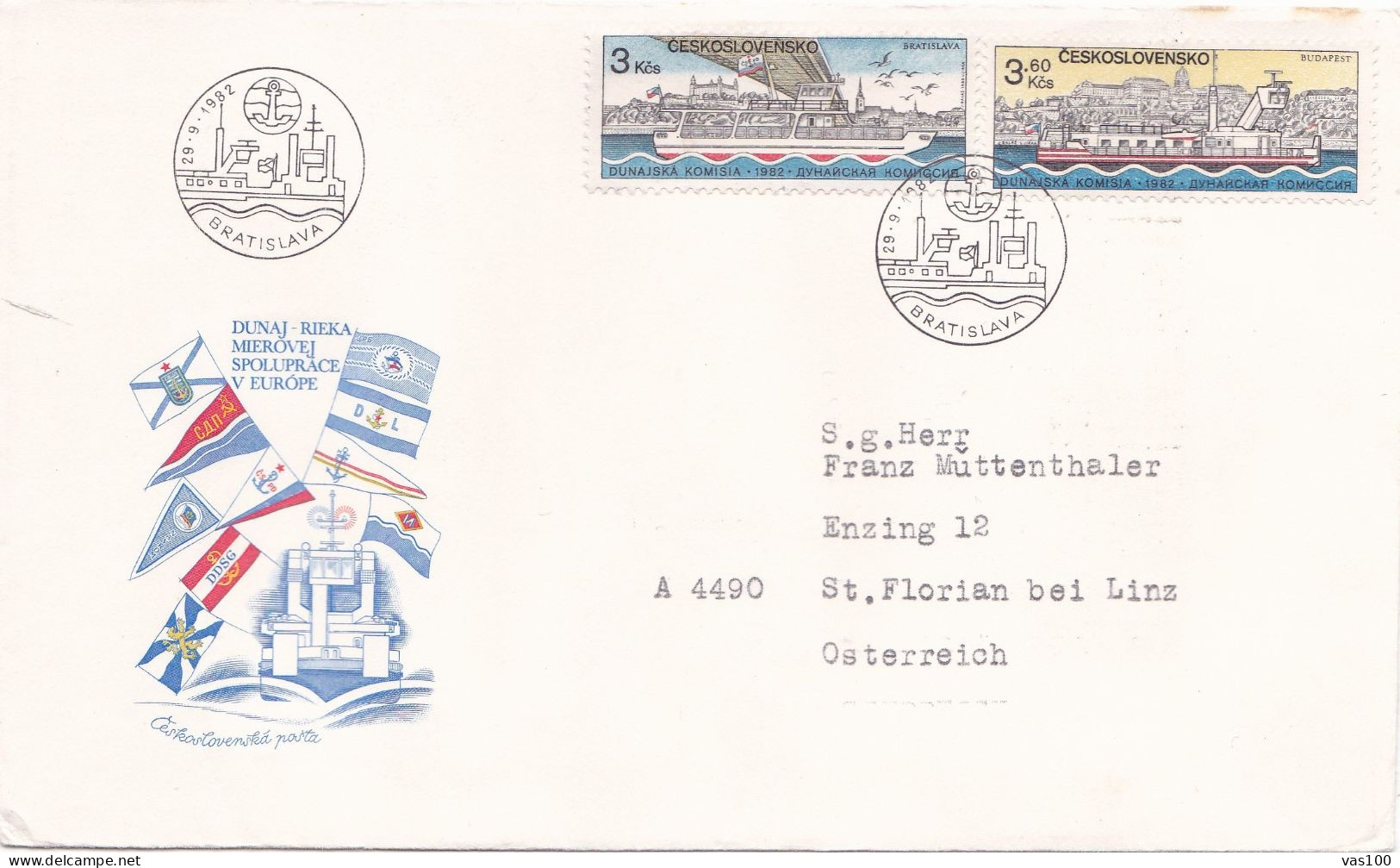 SHIPS   COVERS FDC  CIRCULATED 1992 Tchécoslovaquie - Cartas & Documentos