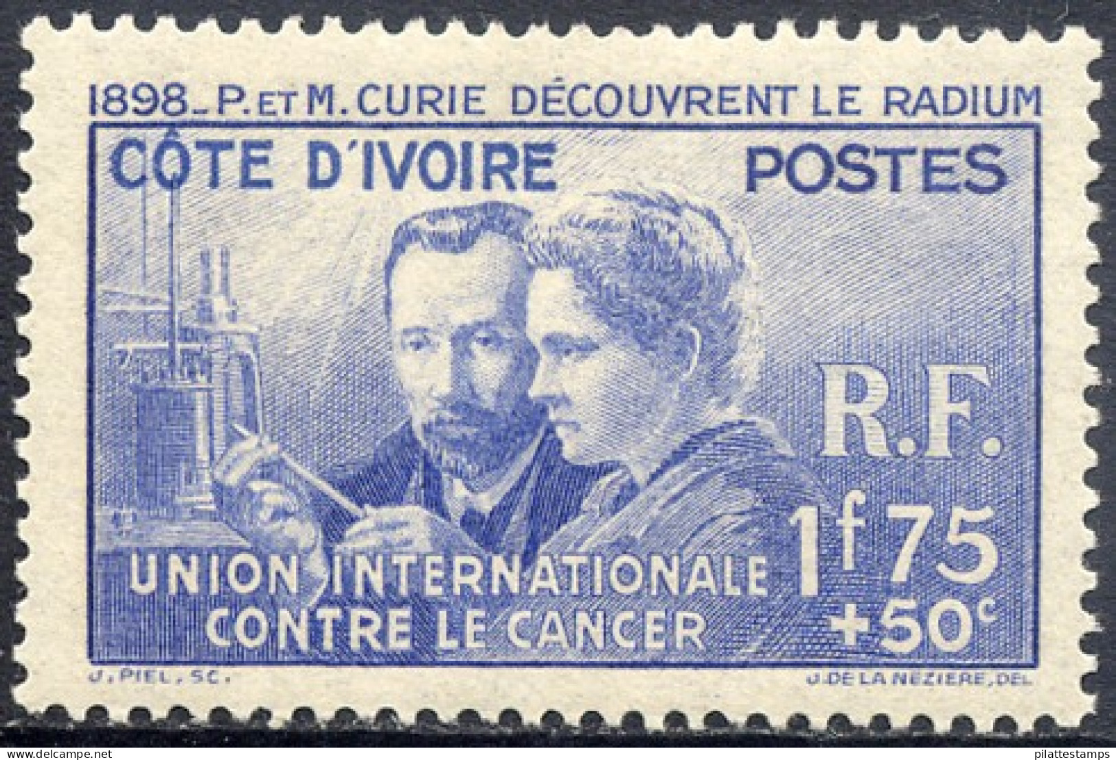 1938** Pierre Et Marie Curie 21 Valeurs - Non Classés