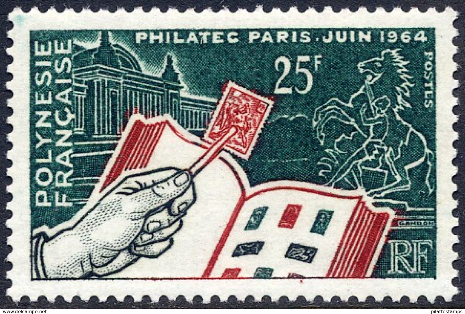 1964** Exposition PHILATEC 6 Valeurs - Non Classés