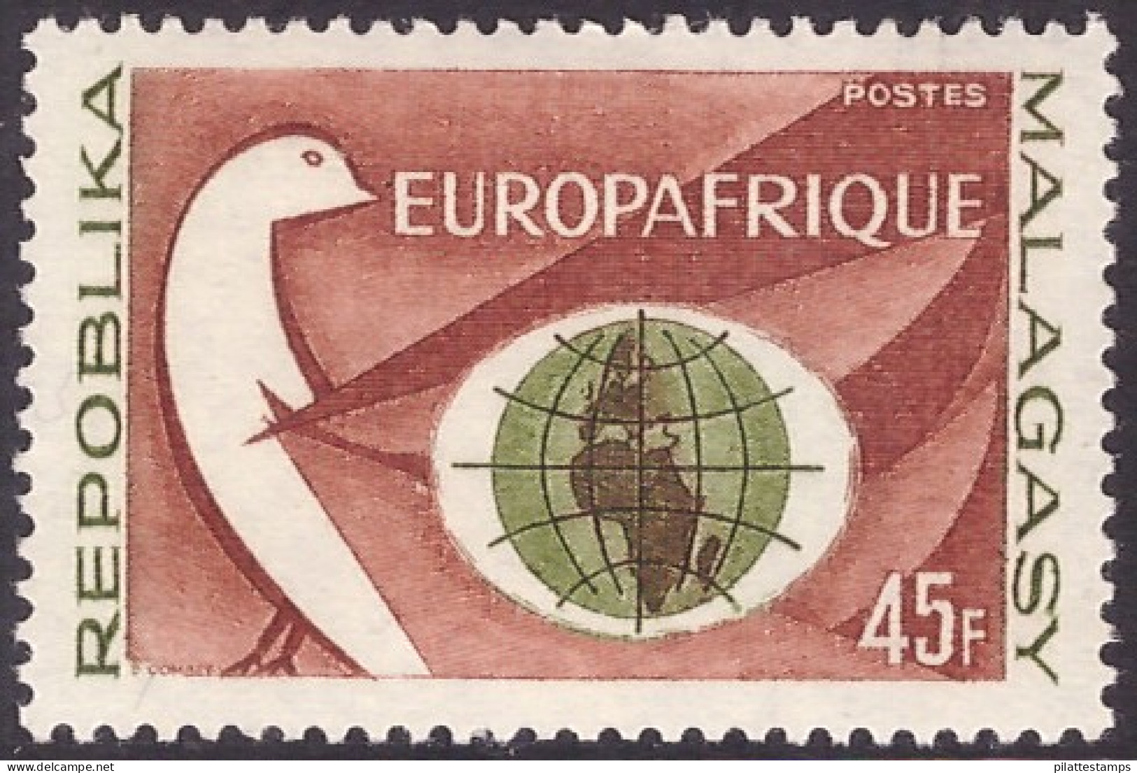 1964** Europafrique 10 Valeurs - Unclassified