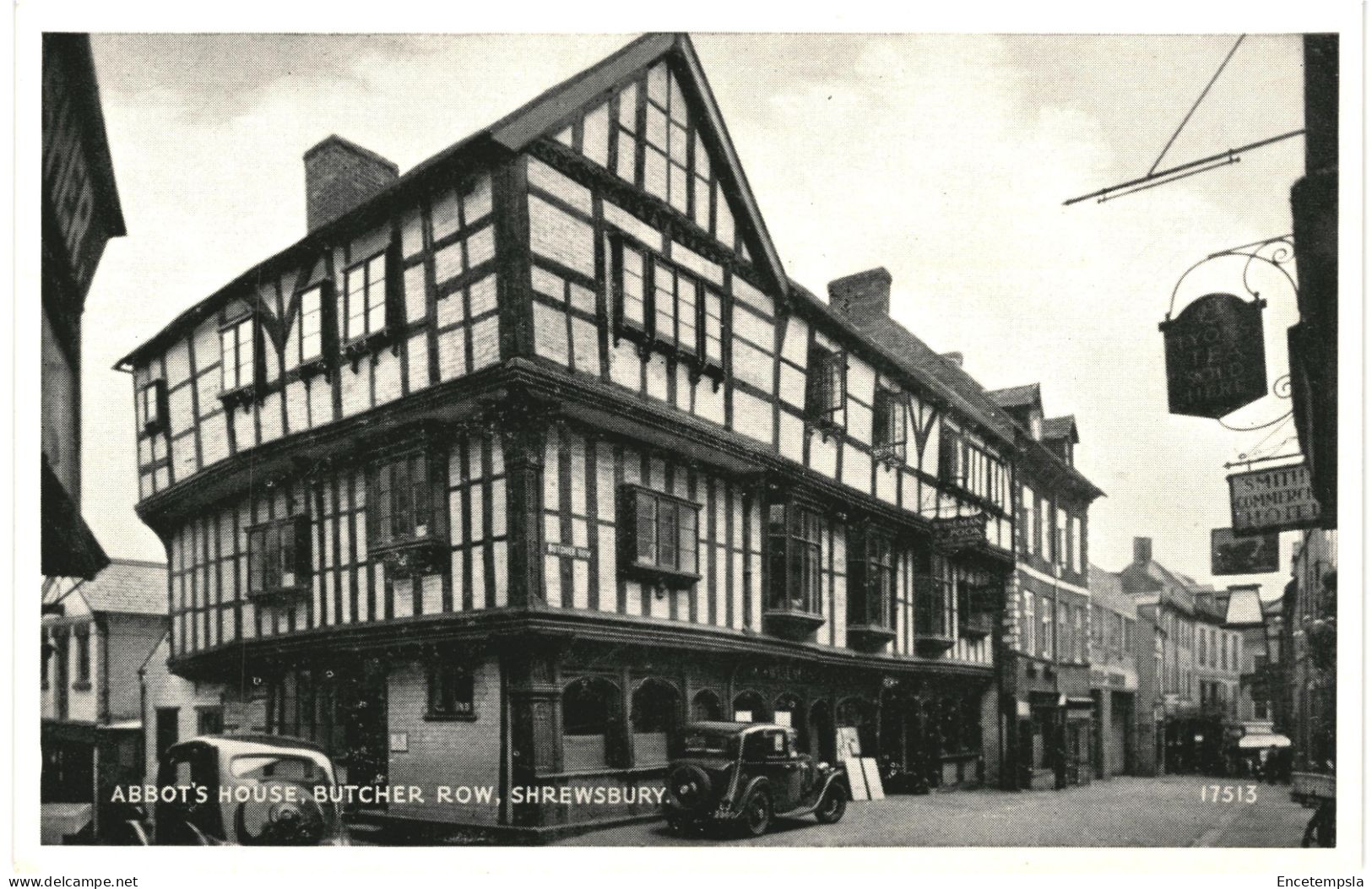 CPA Carte Postale Royaume Uni  Shrewsbury  Abbots House Butcher Row VM75887 - Shropshire