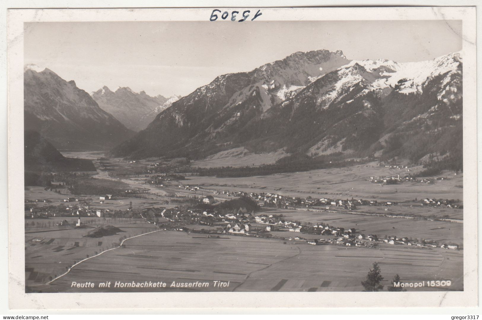 E2285) REUTTE Mit Hornbachkette - Ausserfern - Tirol -Monopol AK 15309 - Reutte