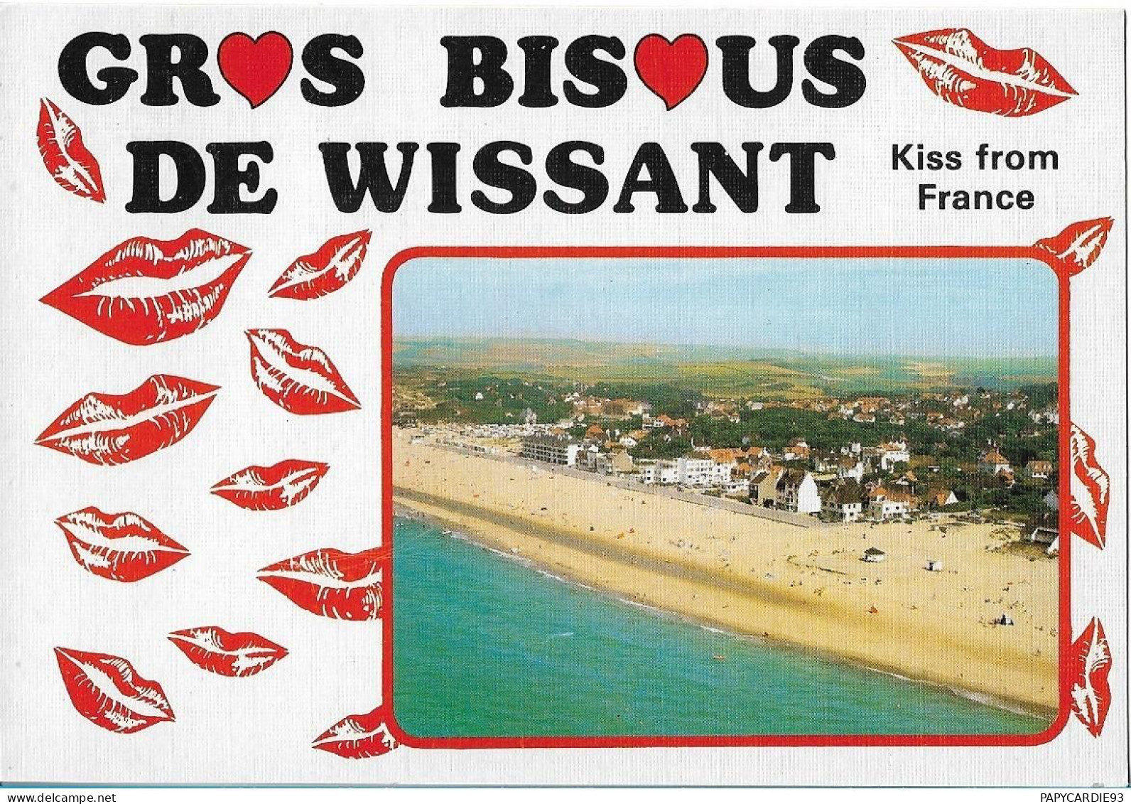 France > [62] Pas De Calais > Wissant > Vue Aérienne De La Plage    / N°160 - Wissant