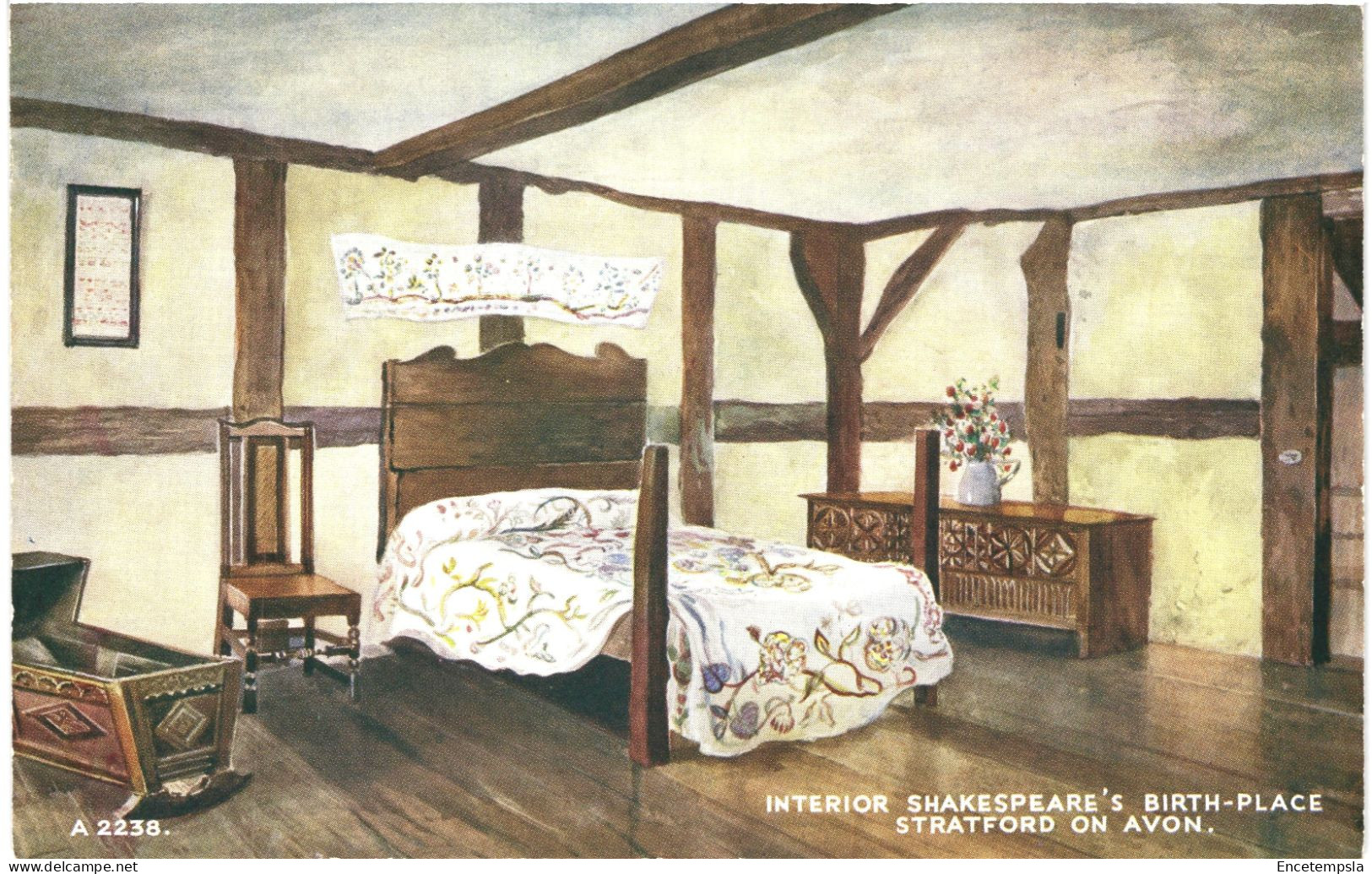 CPA Carte Postale Royaume Uni  Stratford-upon-Avon Interior Shakespeare's Birth Place    VM75890 - Stratford Upon Avon