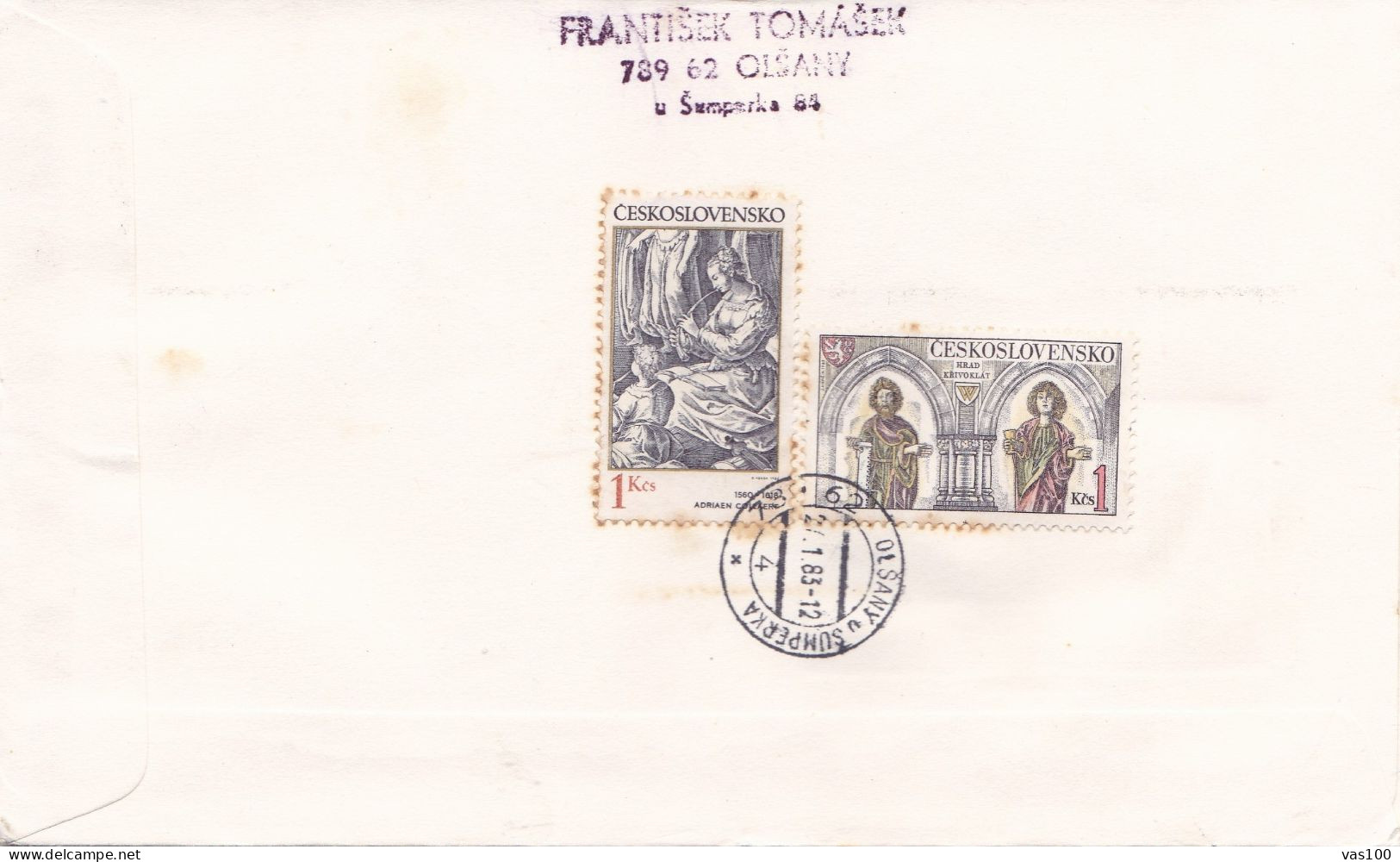 NAVIGATION   COVERS FDC  CIRCULATED 1982 Tchécoslovaquie - Briefe U. Dokumente