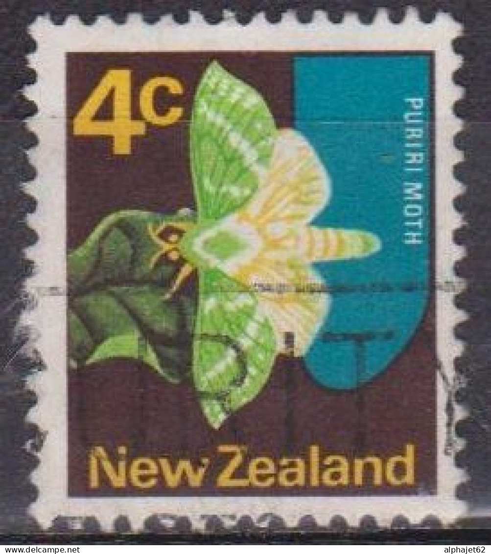 Faune - Insecte - NOUVELLE ZELANDE - Puriri Moth, Papillon Fantome - N° 513 - 1970 - Usati