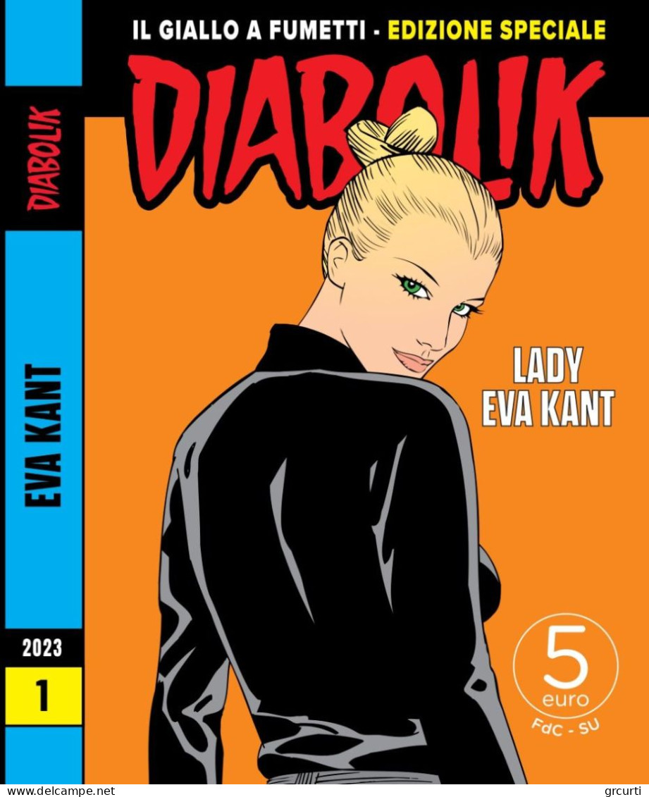 Italia - 5 Euro 2023 - Fumetti Diabolik - Eva Kant - UC# 284 - Italie