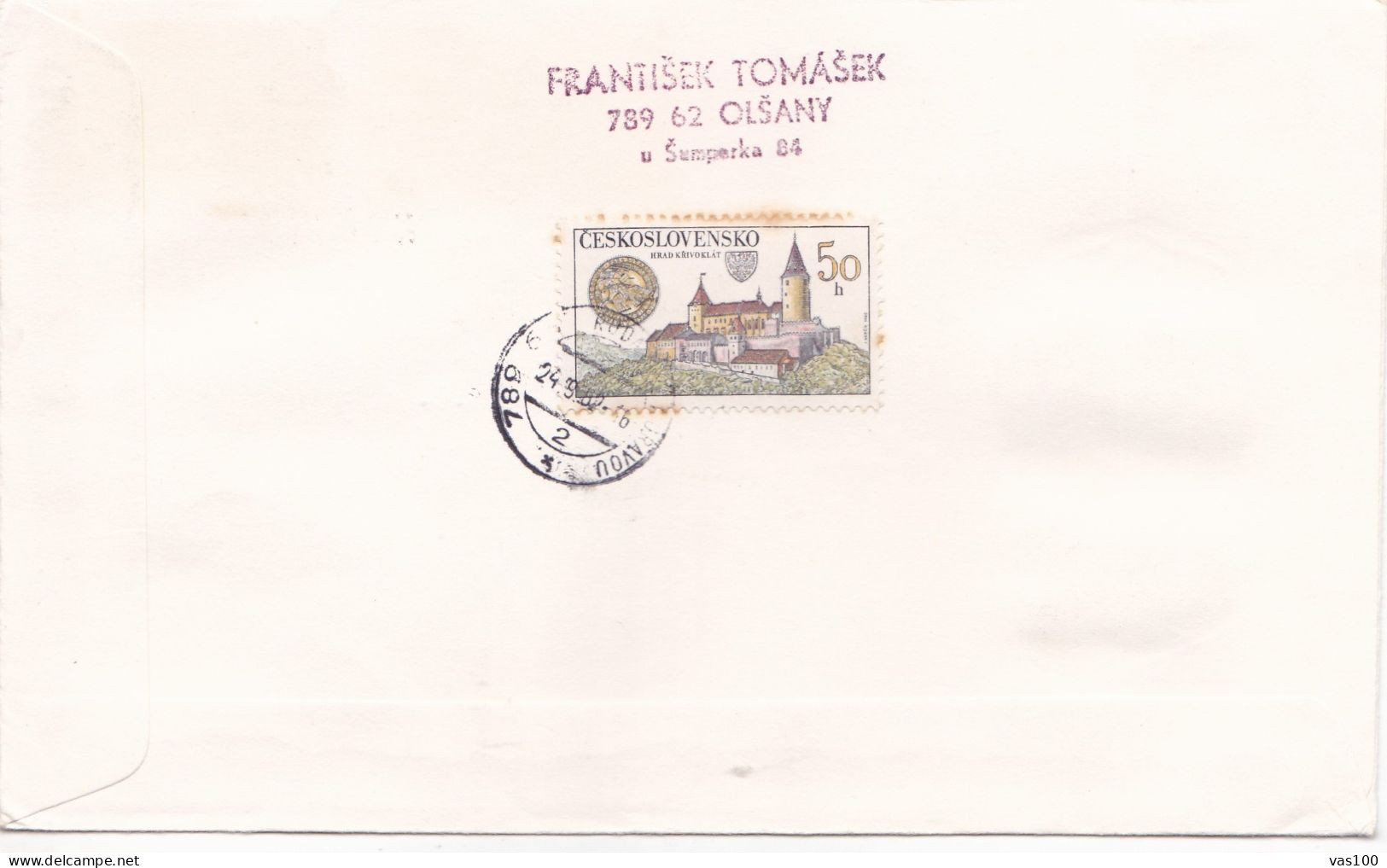 ARHITECTURE 2 COVERS FDC  CIRCULATED 1982 Tchécoslovaquie - Storia Postale
