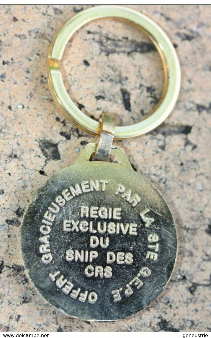 Beau Porte-clés "SNIP Des CRS" (Syndicat National Indépendant De La Police) Porte-clefs - Police & Gendarmerie