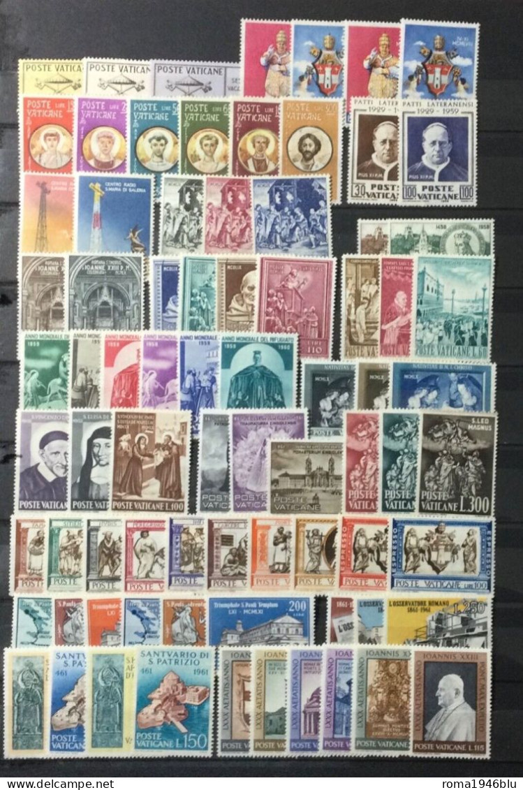 VATICANO 1958/1963 COLLEZIONE COMPLETA GIOVANNI XXIII - Unused Stamps