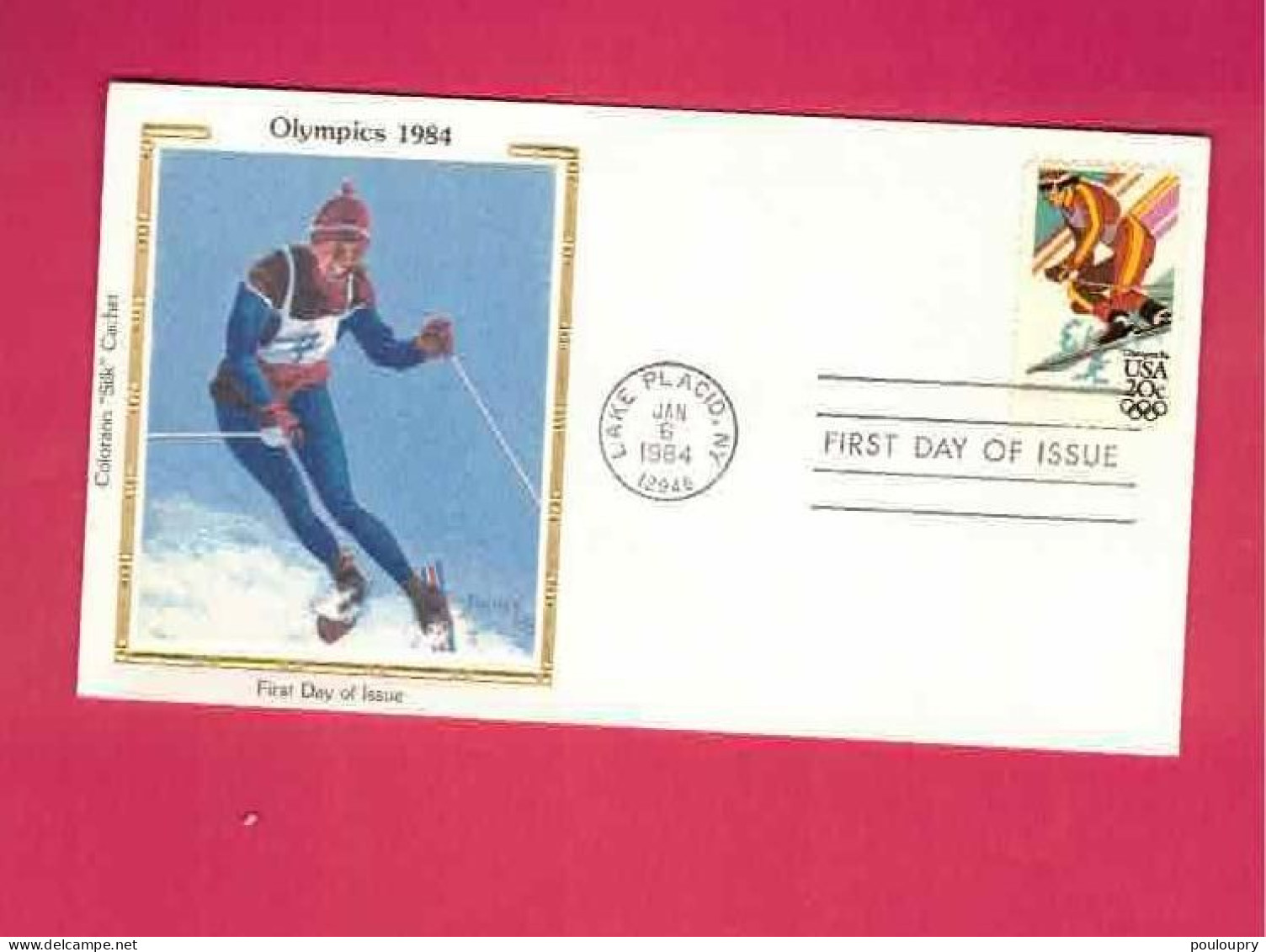 FD De 1984 Des EUAN - YT N° 1510 - Ski Alpin - Winter 1984: Sarajevo