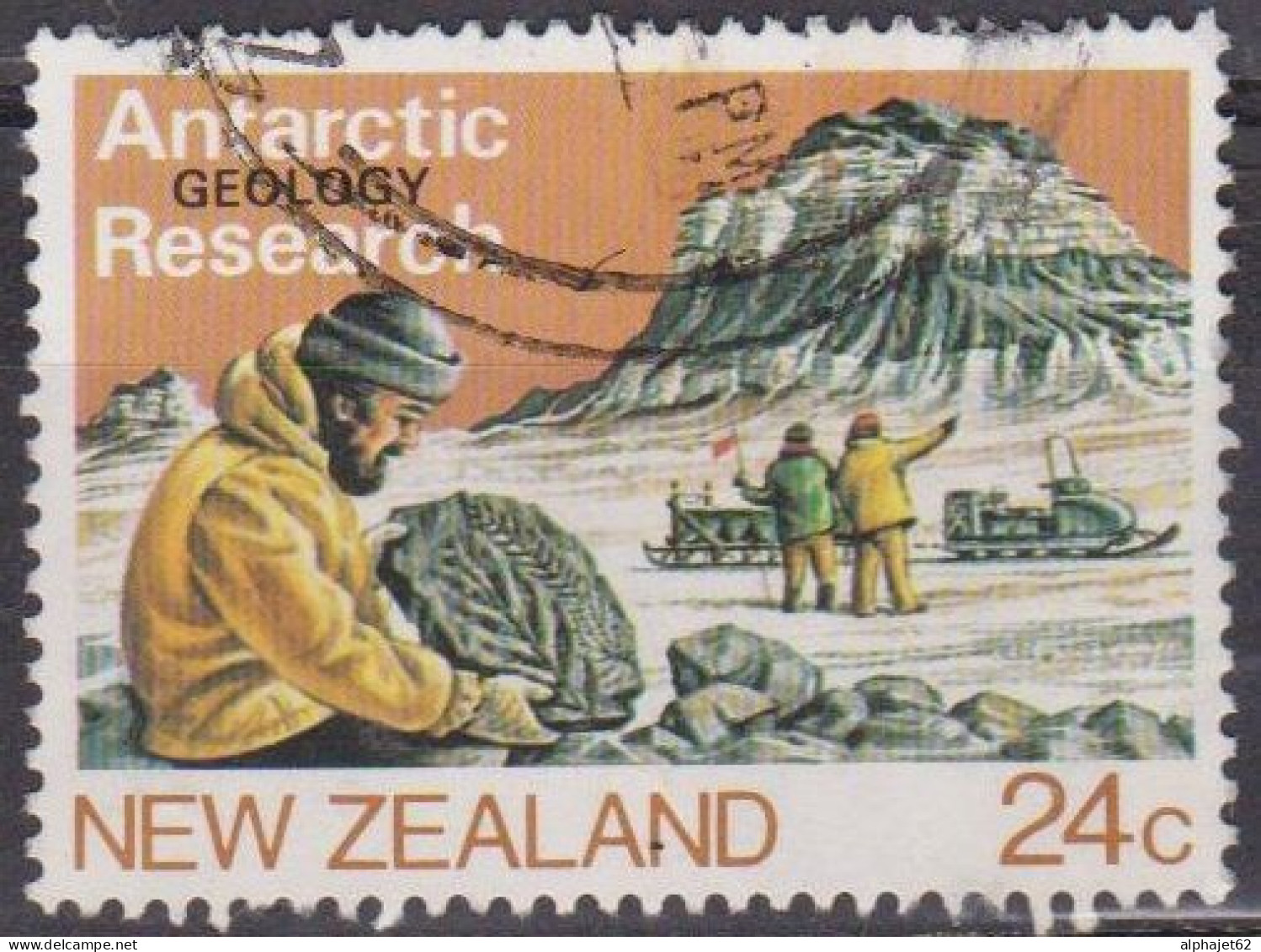 Présence En Antarctique - NOUVELLE ZELANDE - Géologie, Fossile - N° 859 - 1984 - Gebraucht