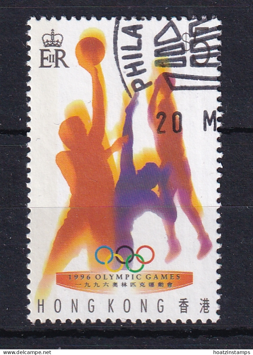 Hong Kong: 1996   Olympic Games, Atlanta   SG825   $5    Used - Oblitérés