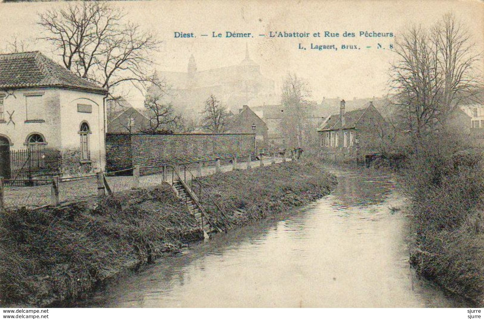 DIEST - Demer - Le Démer - L'Abattoir Et Rue Des Pécheurs * - Diest