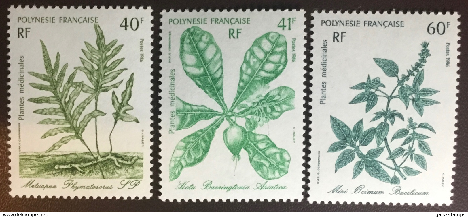 French Polynesia 1986 Medicinal Plants MNH - Heilpflanzen