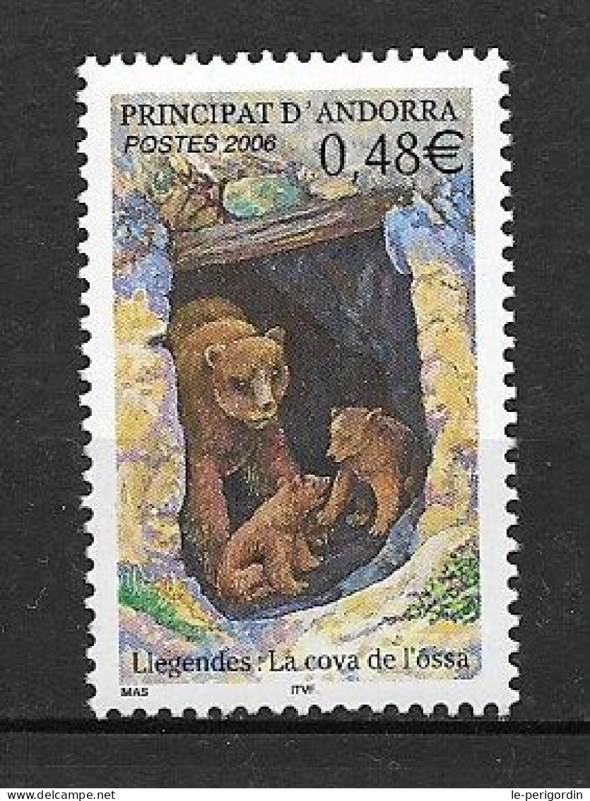 ANDORRE FR ,  No 626 , NEUF , ** , SANS CHARNIERE, TTB . - Unused Stamps