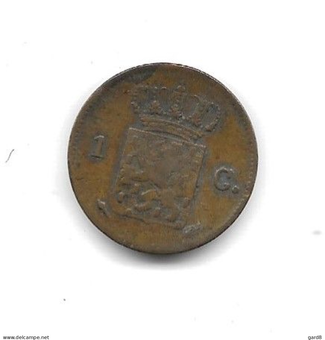 Pays-Bas  - Pièce De 1 Ct    1823 - 1815-1840: Willem I.