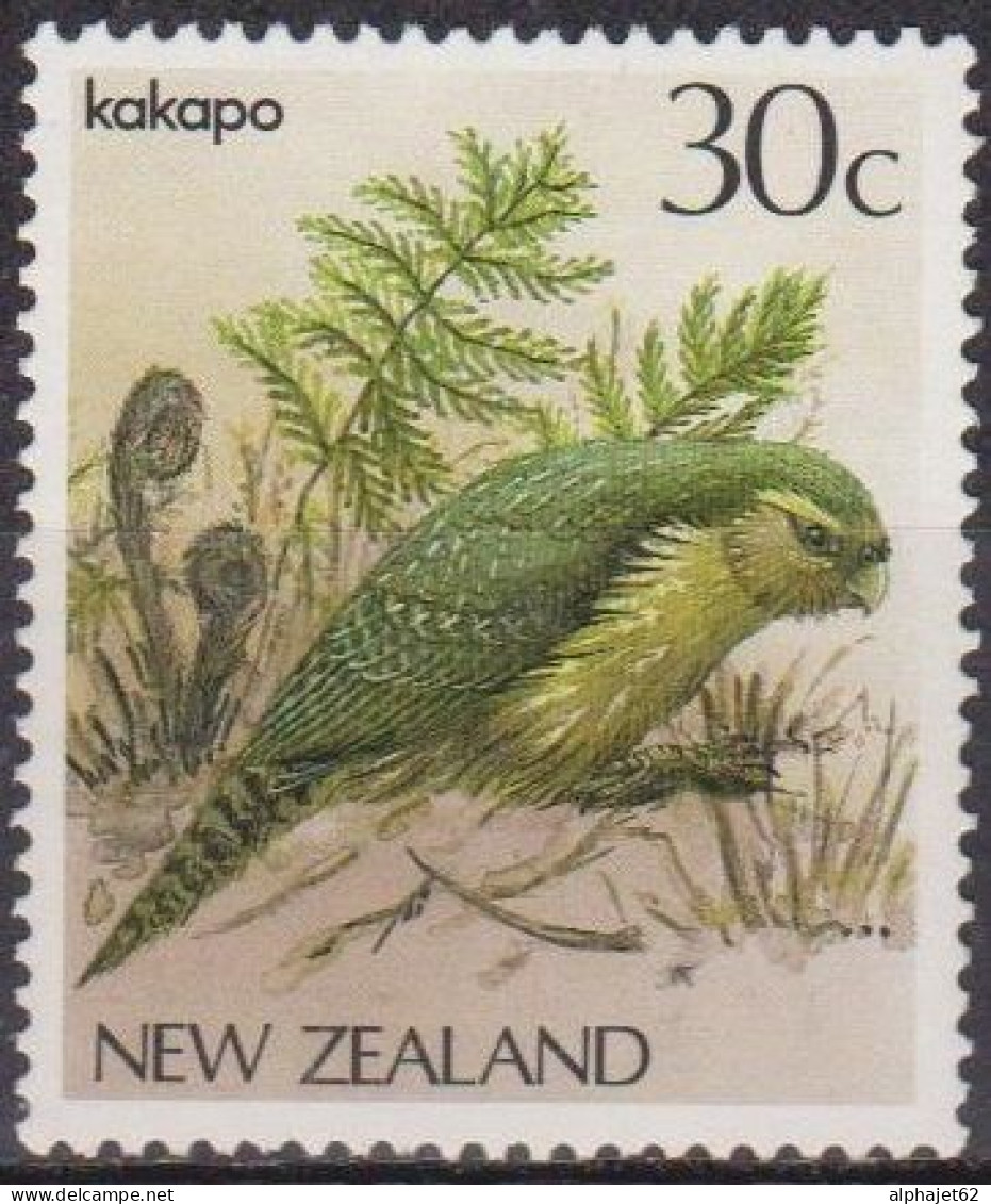 Faune - Oiseau - NOUVELLE ZELANDE - Kakapo - N° 924  * - 1986 - Neufs