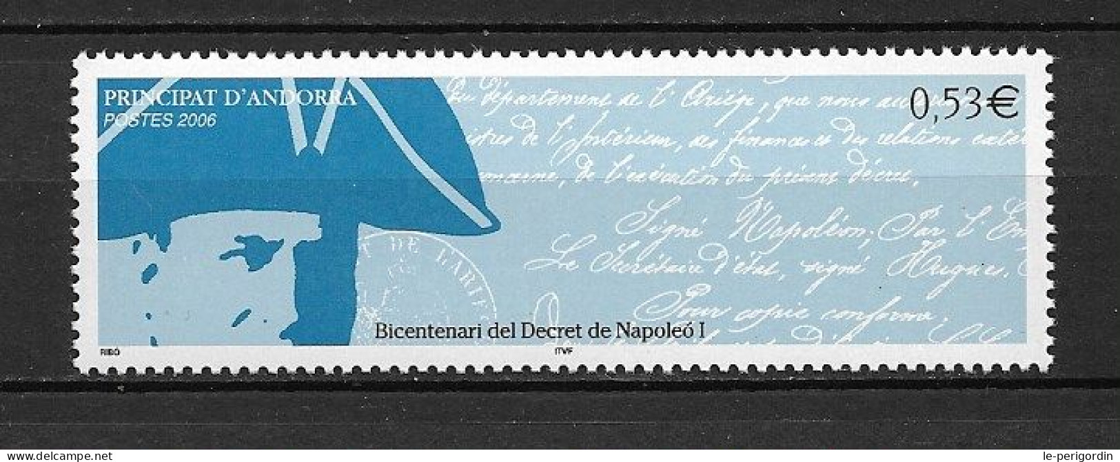ANDORRE FR ,  No 625 , NEUF , ** , SANS CHARNIERE, TTB . - Unused Stamps
