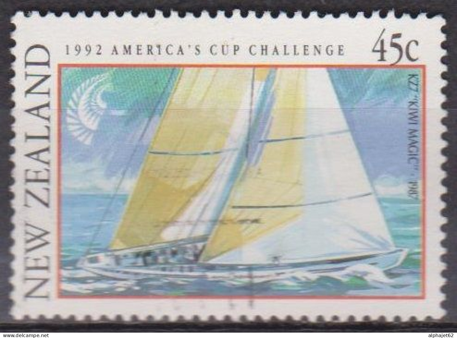 Voile - Coupe De L'America - NOUVELLE ZELANDE - Voilier Kiwi Magic - N° 1155 - 1992 - Used Stamps