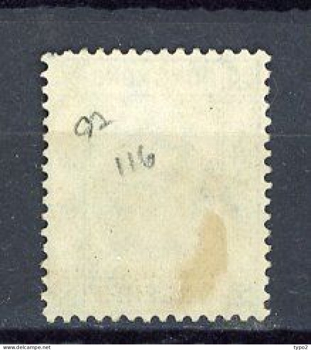 H-K  Yv. N° 116 ; SG N°111a Fil CA Mult (o) 50c Noir Et Gris S Vert, Dos Blanc George V Cote 6 Euro BE R 2 Scans - Used Stamps