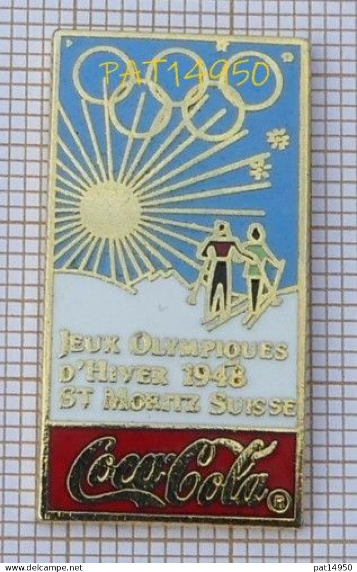 PAT14950 COCA  JO St MORITZ 1948  En Version EGF  COA ARTISS REGINA - Coca-Cola