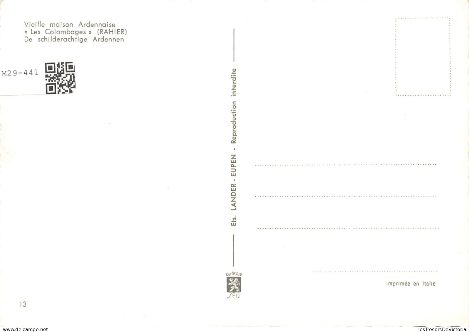 FRANCE - Vieille Maison Ardennaise - Les Colombages - Carte Postale - Other & Unclassified