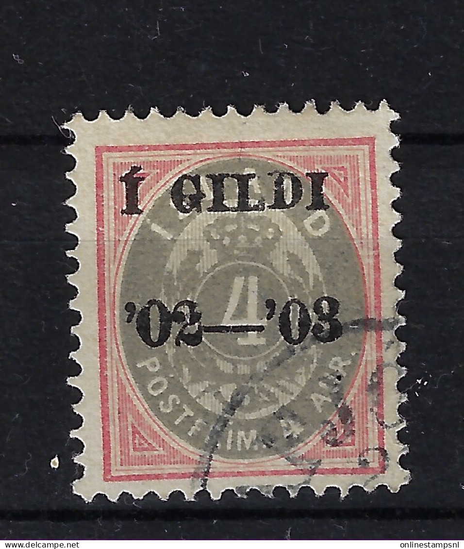 Iceland Mi  25 B  1902  Perfo 12.75 Oblitéré/cancelled/used - Gebraucht