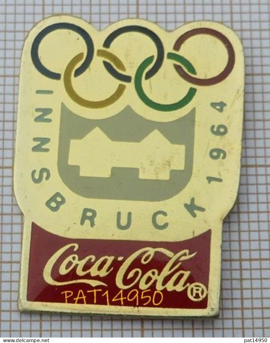 PAT14950 COCA COLA  JO INNSBRUCK 1964  En Version EPOXY PREMIER TAIWAN - Coca-Cola