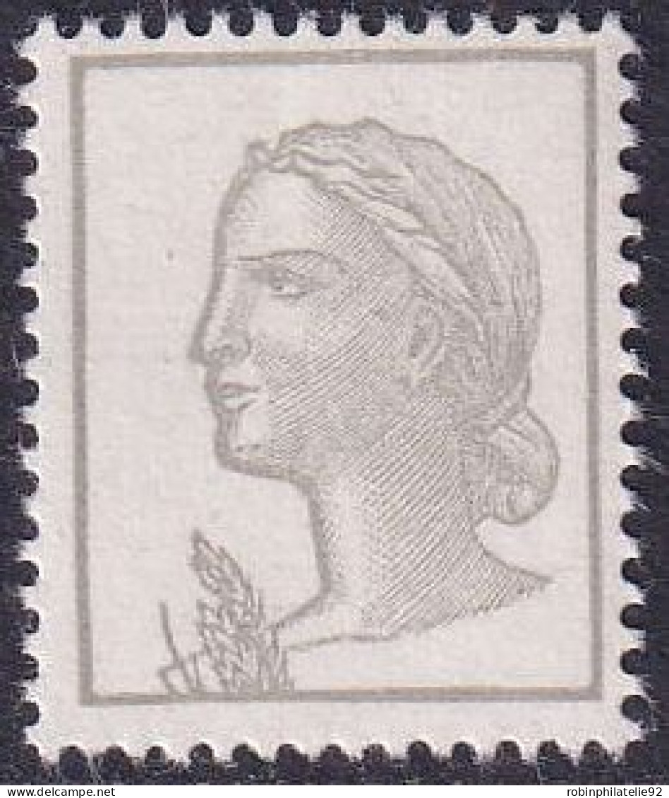 FRANCE  VARIETES N°1263 H  Rouge Omis  Qualité:** Cote:50 - 1960 Marianne Of Decaris