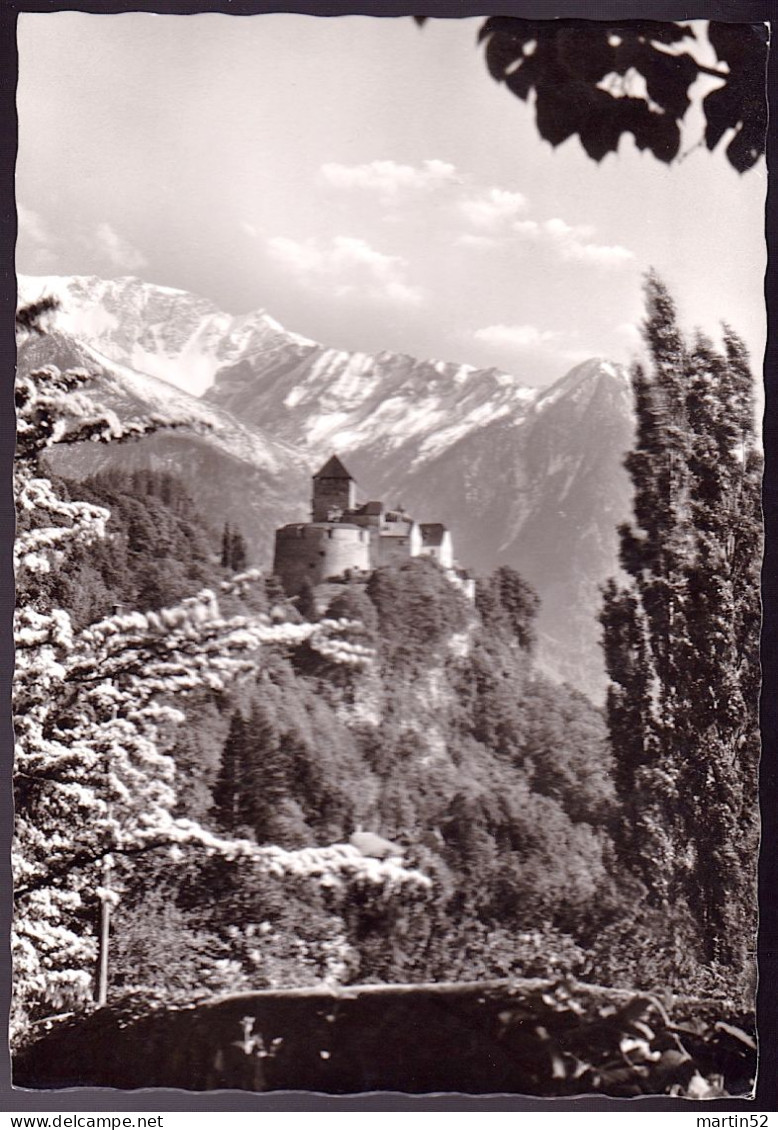 Liechtenstein 1956: Bild-PK / CPI "Schloss Vaduz (F. Liechtenstein)" Zu 286 Mi 342 Yv 350 Mit ⊙ SCHAAN 8.VIII.56 - Storia Postale