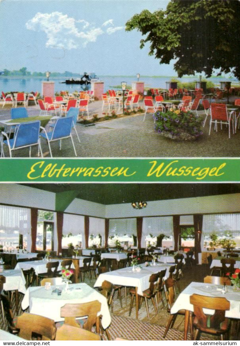 Wussegel / Hitzacker / Restaurant "Elbterrassen" (D-A415) - Hitzacker