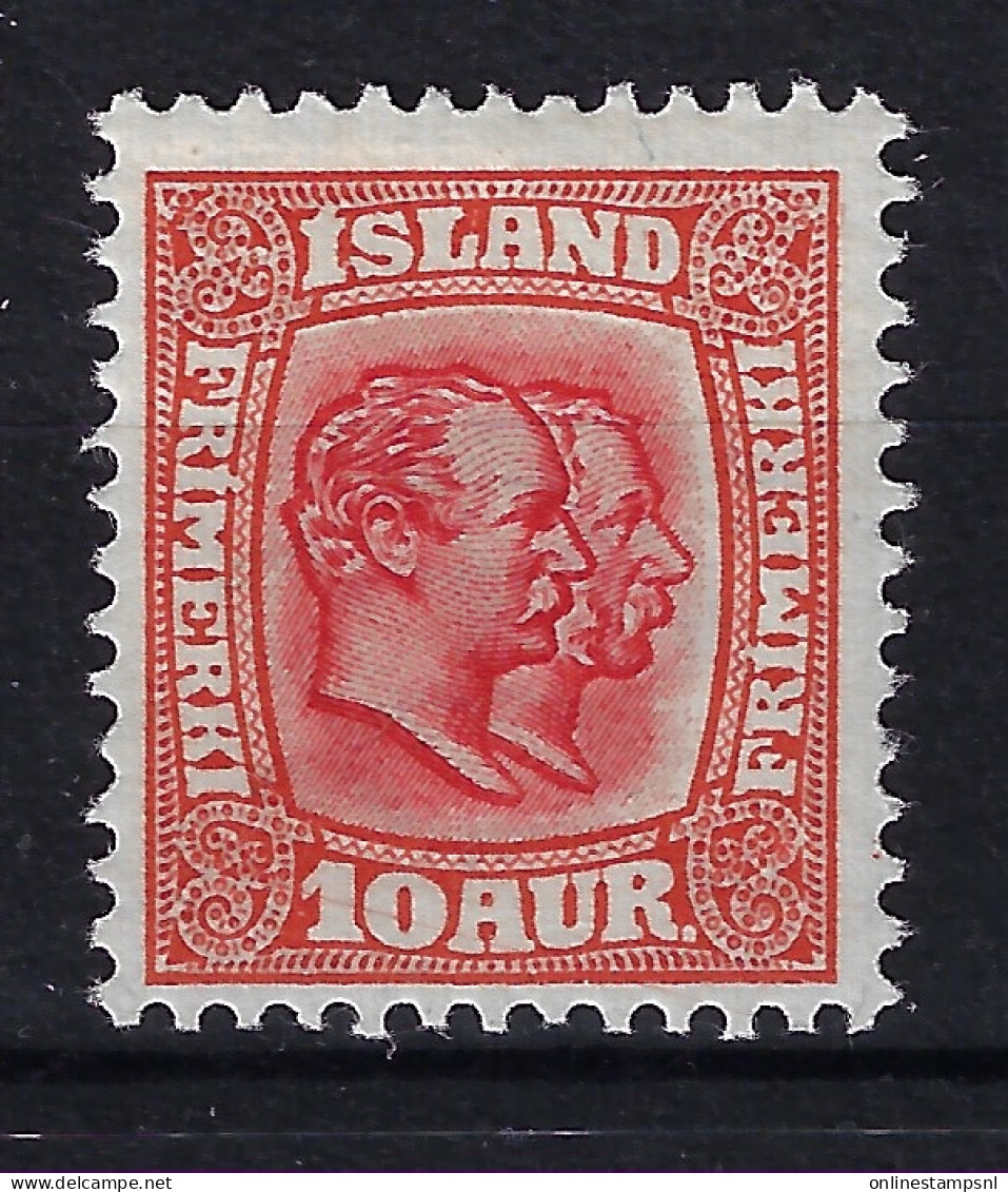 Iceland Mi  53  1907 Neuf Avec ( Ou Trace De) Charniere / MH/* Small Thn At Top - Ungebraucht