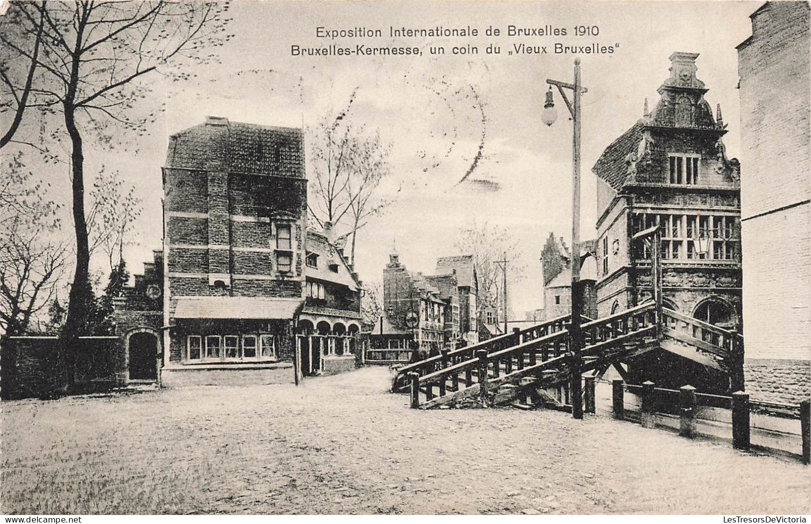 BELGIQUE - Bruxelles - Kermesse - Un Coin Du Vieux Bruxelles - Exposition Internationale 1910 - Carte Postale Ancienne - Autres & Non Classés
